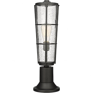 Hornbeam Esplanade - 1 Light Outdoor Pier Mounted Fixture In Outdoor Style-22 Inches Tall and 6 Inches Wide - 1257665