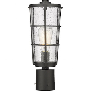 Hornbeam Esplanade - 1 Light Outdoor Post Mounted Fixture In Outdoor Style-15.25 Inches Tall and 6 Inches Wide