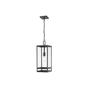 Hospital Corner - 1 Light Outdoor Chain Mount Hanging Lantern In Outdoor Style-19.75 Inches Tall and 7.5 Inches Wide