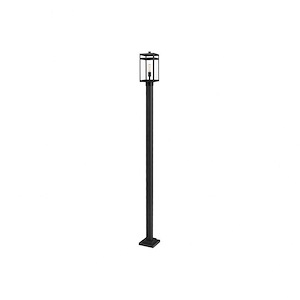 Hospital Corner - 1 Light Outdoor Post Mounted Fixture In Outdoor Style-111.5 Inches Tall and 9.25 Inches Wide