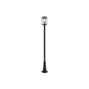 Hospital Corner - 1 Light Outdoor Post Mounted Fixture In Outdoor Style-111.75 Inches Tall and 12.5 Inches Wide