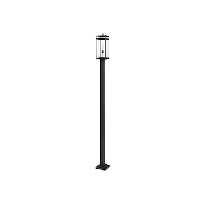 Hospital Corner - 1 Light Outdoor Post Mounted Fixture In Outdoor Style-115 Inches Tall and 9.25 Inches Wide
