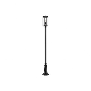 Hospital Corner - 1 Light Outdoor Post Mounted Fixture In Outdoor Style-115.5 Inches Tall and 12.5 Inches Wide
