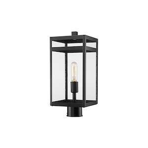 Hospital Corner - 1 Light Outdoor Post Mounted Fixture In Outdoor Style-17.75 Inches Tall and 7.5 Inches Wide - 1257987