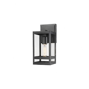 Hospital Corner - 1 Light Outdoor Wall Sconce In Outdoor Style-13.5 Inches Tall and 6.25 Inches Wide