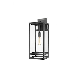 Hospital Corner - 1 Light Outdoor Wall Sconce In Outdoor Style-21.25 Inches Tall and 7.5 Inches Wide