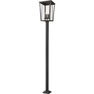 Ashton Woodlands - 4 Light Outdoor Post Mounted Fixture In Craftsman Style-124.5 Inches Tall and 18 Inches Wide - 1259033