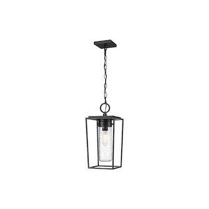 Mantus Road - 1 Light Outdoor Chain Mount Hanging Lantern In Outdoor Style-17 Inches Tall and 8 Inches Wide - 1257040