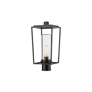 Mantus Road - 1 Light Outdoor Post Mounted Fixture In Outdoor Style-17.5 Inches Tall and 8 Inches Wide