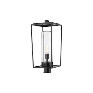 Mantus Road - 1 Light Outdoor Post Mounted Fixture In Outdoor Style-22.5 Inches Tall and 10 Inches Wide