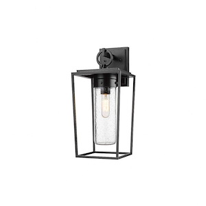 Mantus Road - 1 Light Outdoor Wall Sconce In Outdoor Style-18 Inches Tall and 8 Inches Wide