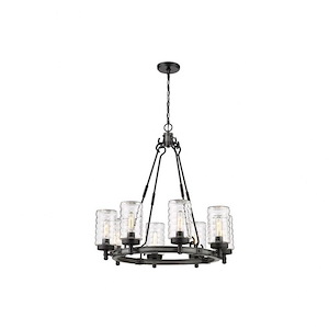 Mere Downs - 8 Light Outdoor Pendant In Outdoor Style-29.75 Inches Tall and 29 Inches Wide