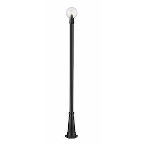 Copper Beech Crest - 1 Light Outdoor Post Mount Light In Modern Style-105.5 Inches Tall and 10 Inches Wide