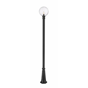 Copper Beech Crest - 1 Light Outdoor Post Mount Light In Modern Style-109.75 Inches Tall and 12 Inches Wide