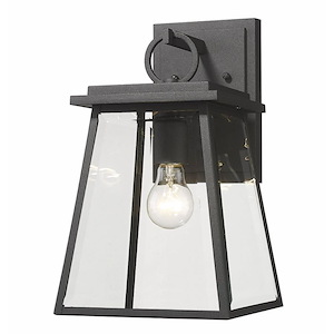Windham Place - 1 Light Outdoor Wall Sconce In Craftsman Style-14.25 Inches Tall and 8.25 Inches Wide