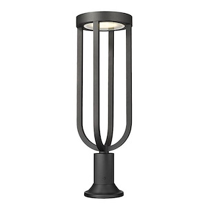 Monument Hollow - 16W 1 LED Outdoor Pier Mount In Industrial Style-28.25 Inches Tall and 9 Inches Wide - 1327553