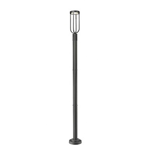 Monument Hollow - 12W 1 LED Outdoor Post Mount In Industrial Style-91.75 Inches Tall and 9 Inches Wide - 1327563