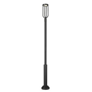 Monument Hollow - 16W 1 LED Outdoor Post Mount In Industrial Style-118.25 Inches Tall and 12 Inches Wide - 1327548