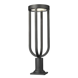 Monument Hollow - 16W 1 LED Outdoor Pier Mount In Industrial Style-28.25 Inches Tall and 9 Inches Wide - 1327552