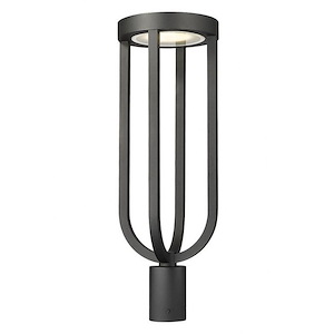Monument Hollow - 16W 1 LED Outdoor Post Mount In Industrial Style-26.25 Inches Tall and 9 Inches Wide