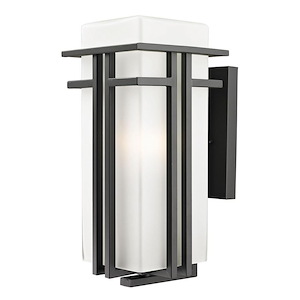 Darlington Heights - 1 Light Outdoor Wall Mount in Art Deco Style - 7.75 Inches Wide by 17 Inches High - 1260562