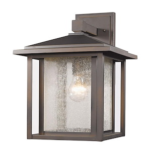 Temple Chase - 1 Light Outdoor Wall Mount in Seaside Style - 12 Inches Wide by 15.25 Inches High - 1258964