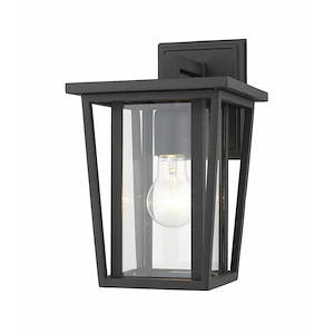Ashton Woodlands - 1 Light Outdoor Wall Mount in Craftsman Style - 7.25 Inches Wide by 11.5 Inches High - 1256973