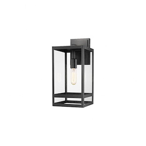 Hospital Corner - 1 Light Outdoor Wall Sconce In Outdoor Style-17.5 Inches Tall and 7.5 Inches Wide