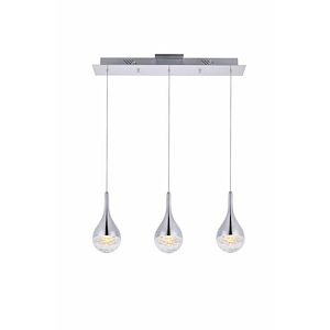 First Beeches - 24 Inch 15W 3 Led Chandelier