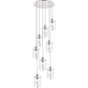Aller Place - 18 Inch 320W 8 LED Pendant