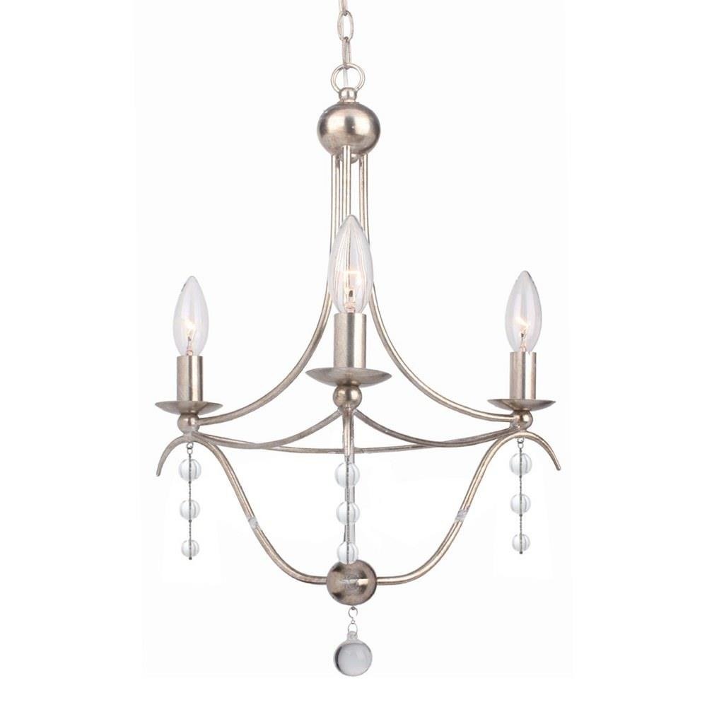 Bailey Street Home 49-BEL-1626839 Metro - Three Light Chandelier in Traditional and Contemporary Style - 15.5 Inches Wide by 21.25 Inches High