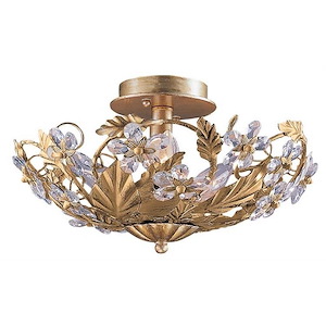Sutton - 6 Light Ceiling Mount in Traditional and Contemporary Style - 16 Inches Wide by 8.5 Inches High - 1153013