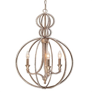 Talbot Dell - Three Light Chandelier in Classic Style - 18 Inches Wide by 28 Inches High - 1151534