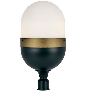 Nut Lane - Three Light Outdoor Post Lantern in Contemporary Style - 12.25 Inches Wide by 23.25 Inches High - 1153694