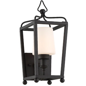 Onslow Pleasant - One Light Outdoor Wall Mount in Classic Style - 5.25 Inches Wide by 14 Inches High - 1149178