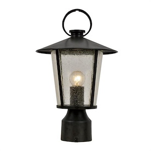 Belton Top - One Light Outdoor Post Lantern in Traditional and Contemporary Style - 9 Inches Wide by 14.5 Inches High