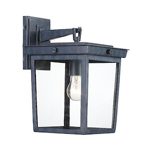 Winton Poplars - 1 Light Outdoor Wall Mount in Traditional and Contemporary Style - 9.5 Inches Wide by 14 Inches High