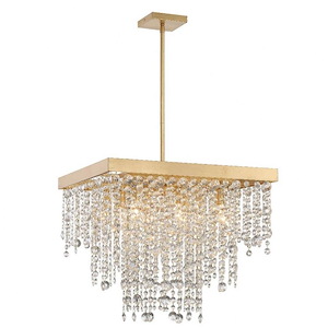 Oaklands Edge - 8 Light Chandelier in Classic Style - 22 Inches Wide by 19.5 Inches High - 1152247
