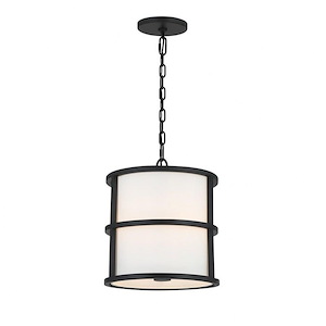 Hulton - 3 Light Pendant in Classic Style - 13 Inches Wide by 13.75 Inches High