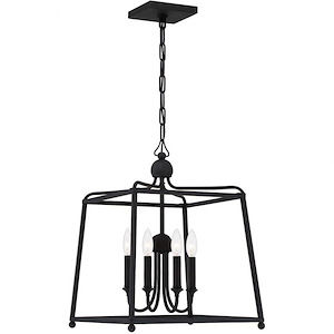 Onslow Pleasant - 4 Light Chandelier-21 Inches Tall and 16 Inches Wide - 1146736