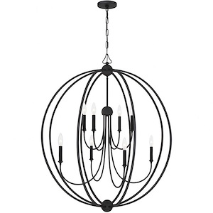 Onslow Pleasant - 8 Light Chandelier-46 Inches Tall and 40 Inches Wide - 1150144