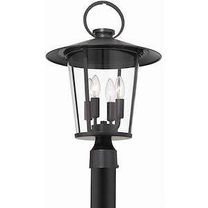 Millers Row - 4 Light Outdoor Post Lantern-20.5 Inches Tall and 14.5 Inches Wide