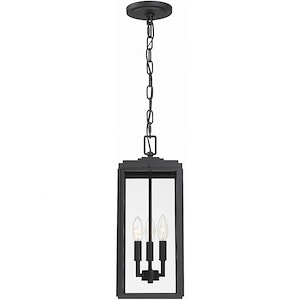 Ingleby Dell - 3 Light Outdoor Pendant-18.75 Inches Tall and 7.5 Inches Wide