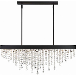 Oaklands Edge - 8 Light Chandelier-14 Inches Tall and 36 Inches Wide - 1281221