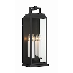 Bramley Covert - 4 Light Outdoor Wall Sconce-22.5 Inches Tall and 7.75 Inches Wide - 1321199