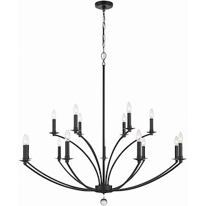 Preston Ride - 15 Light Chandelier In Traditional Style-42 Inches Tall and 48 Inches Wide - 1282778