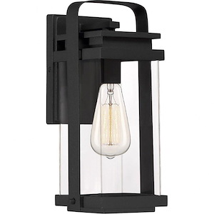 Gordon Retreat 12 Inch Outdoor Wall Lantern Transitional Aluminum Approved for Wet Locations