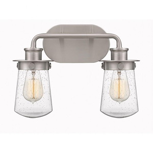 Andrew Paddocks 2 Light Transitional Bathroom Light Fixture Approved for Damp Locations - 1246182