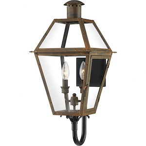 Tulliebelton Crescent 23.5 Inch Outdoor Wall Lantern Traditional Brass/Steel Approved for Wet Locations