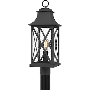 Curlew Close - 1 Light Outdoor Post Lantern - 24 Inches high - 1246784